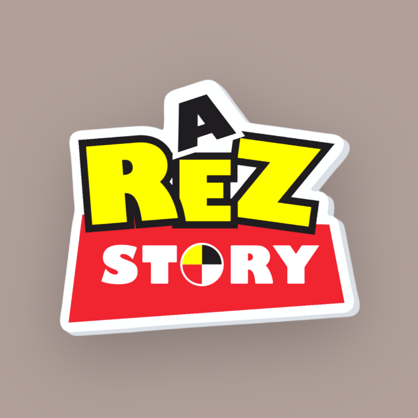 A Rez Story Pin