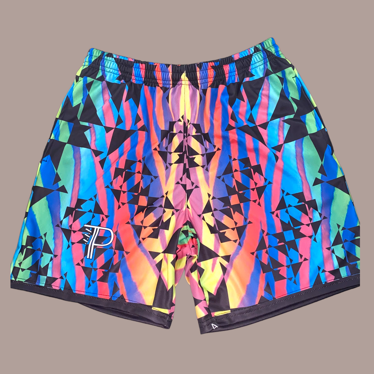 Rainbow Zebra Shorts