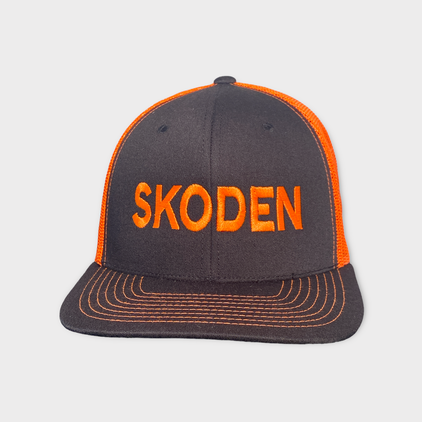 "Skoden" Orange Trucker Hat